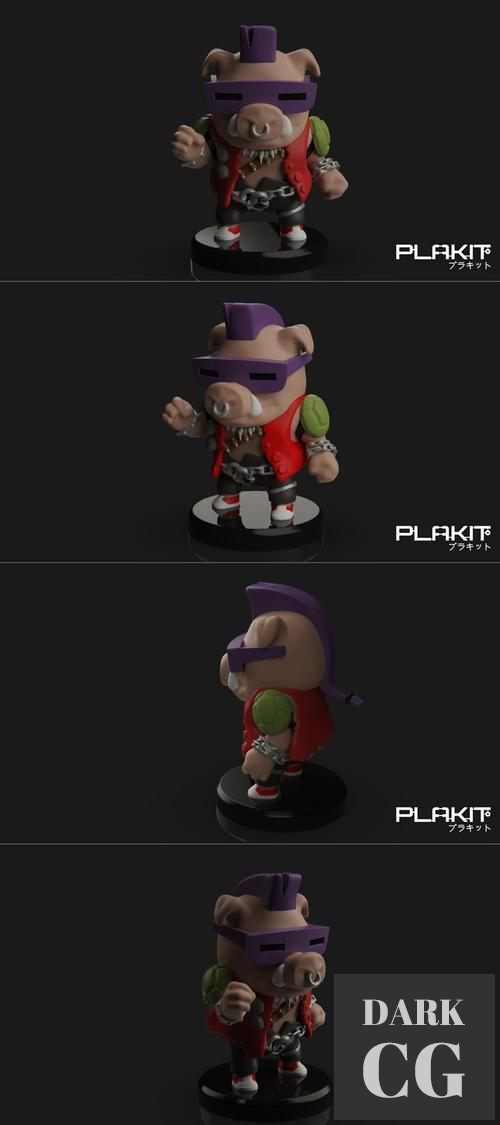 PlaKit TMNT Bebop – 3D Print
