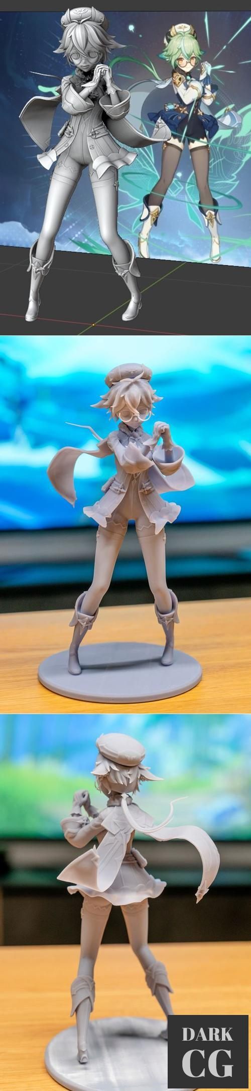 Sucrose Figure genshin – 3D Print