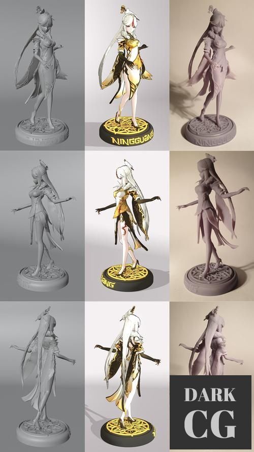 Ningguang Genshin Impact – 3D Print