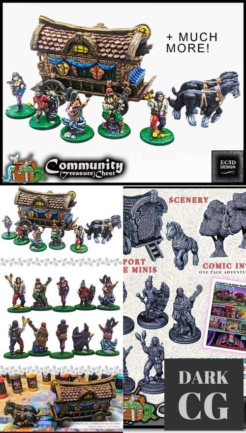 EC3D Designs - Secret of The Crimson Troupe – 3D Print