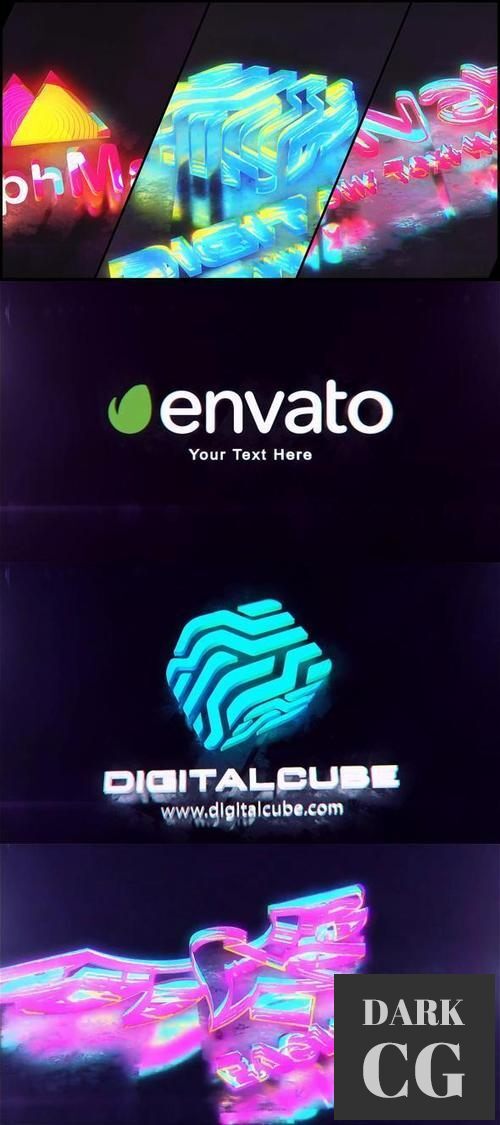 Colorful Abstract Extrusion Logo Reveal 35890795