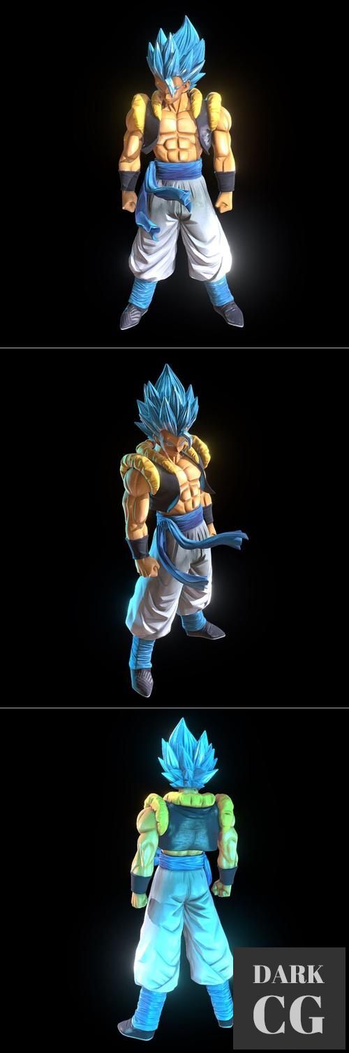 Gogeta Blue GDT – 3D Print