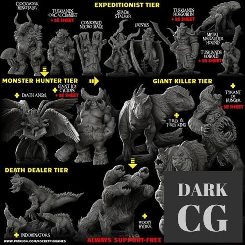 Rocket Pig Games January 2021 – 3D Print
