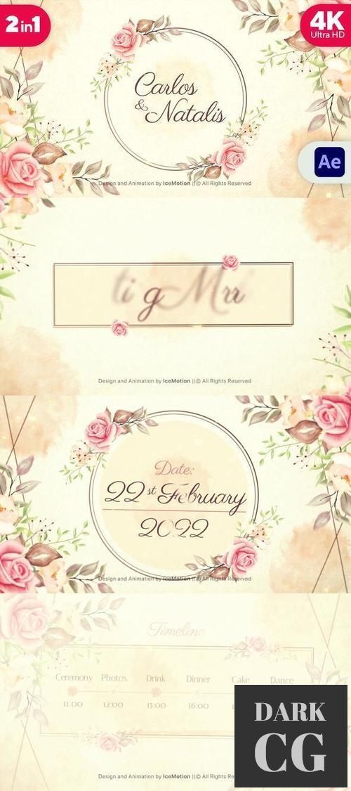 Wedding Invitation 4K (2 in 1) 37289816