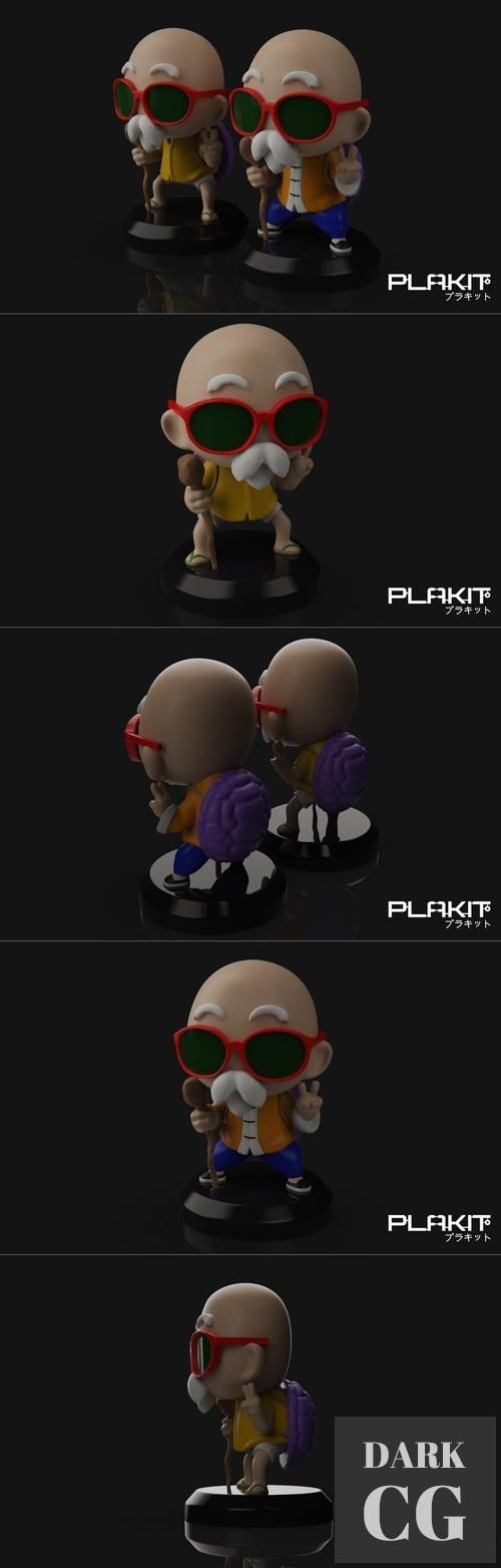 PlaKit DBZ MASTER ROSHI – 3D Print