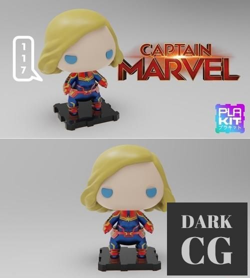 Captain Marvel MCU – 3D Print