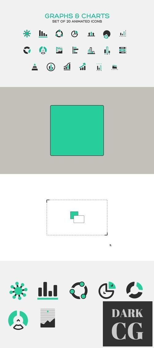 Graphs and Charts Icons 35554640