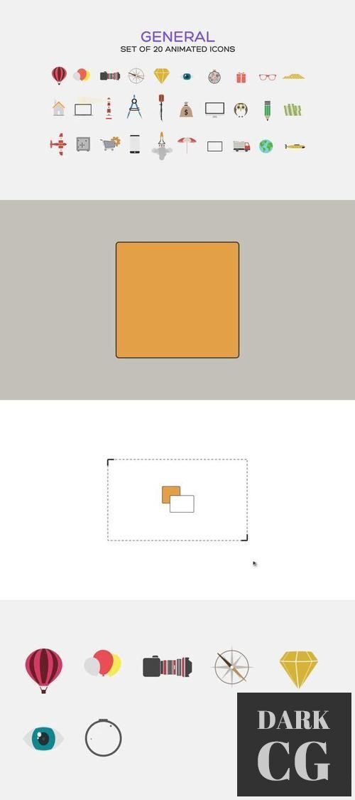 General and Basic Icons 35554628