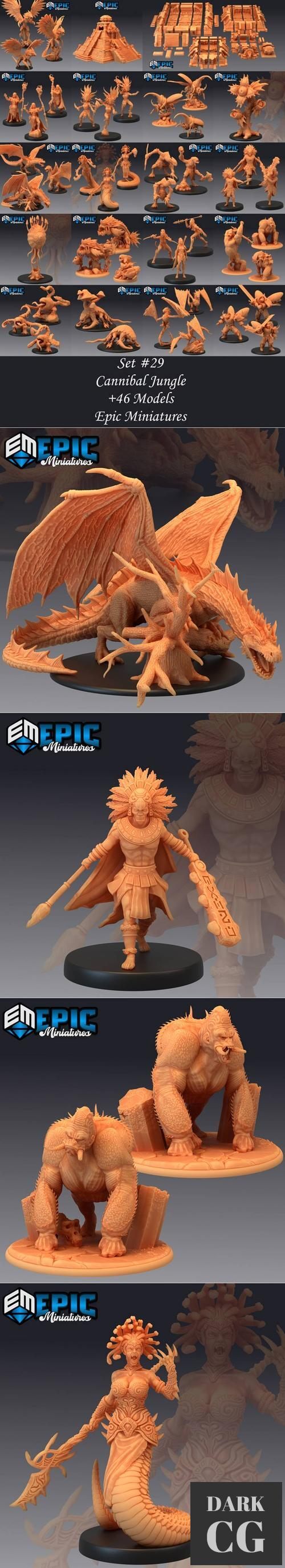 Epic Minis - Cannibal Jungle – 3D Print