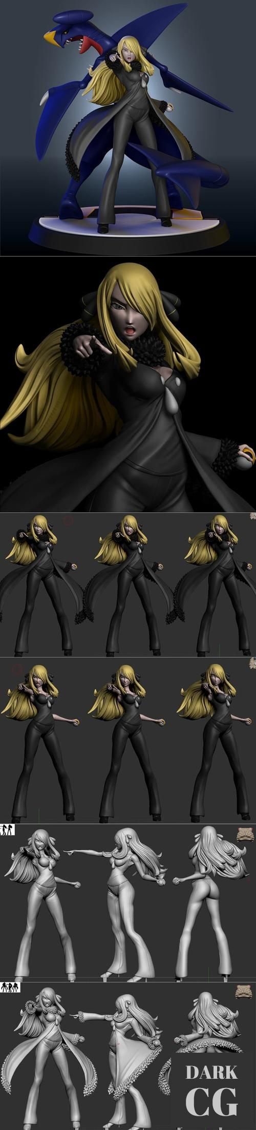 Cynthia Garchomp – 3D Print