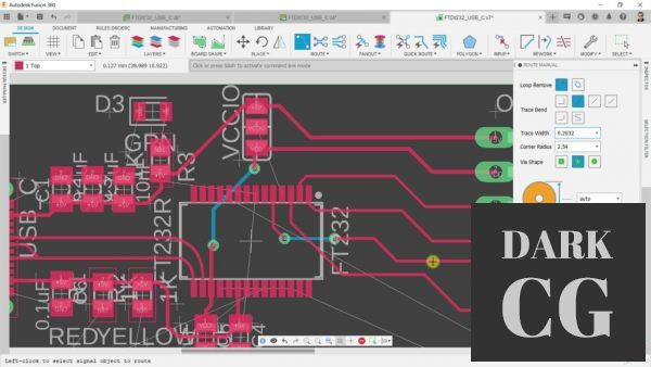 Fusion360 and Eagle integration to design PCB