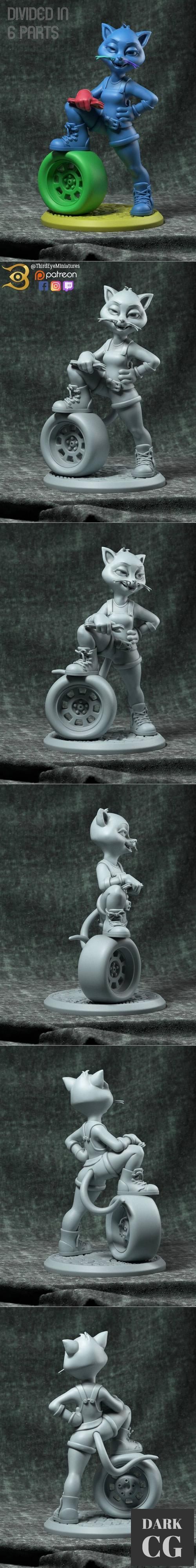 Blair - Car parts thief – 3D Print