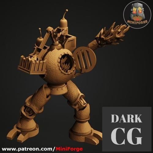 Steampunk Golem – 3D Print