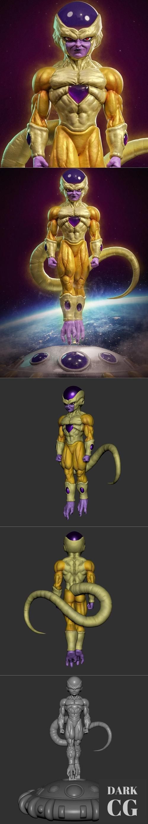 Golden Frieza – 3D Print