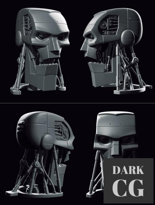 ABC Warrior bust – 3D Print