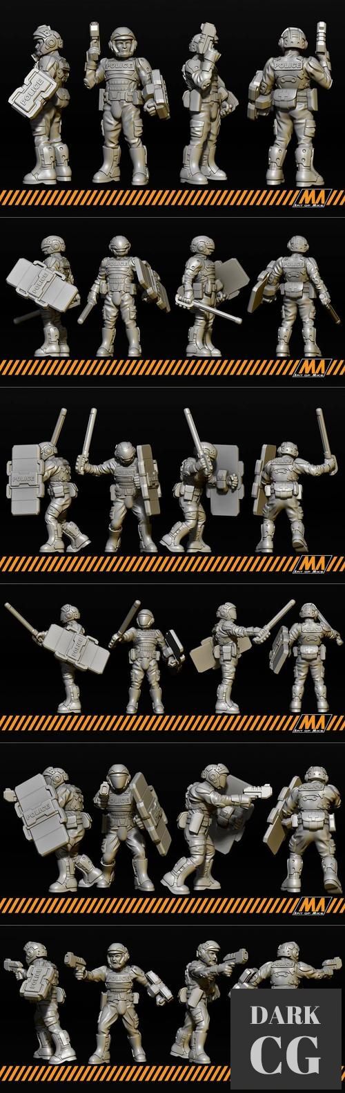 Street cops – 3D Print