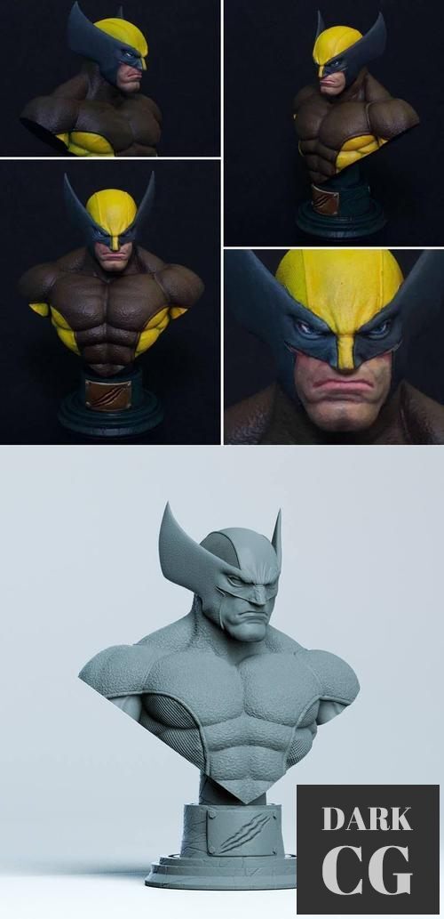 Wolverine Bust – 3D Print