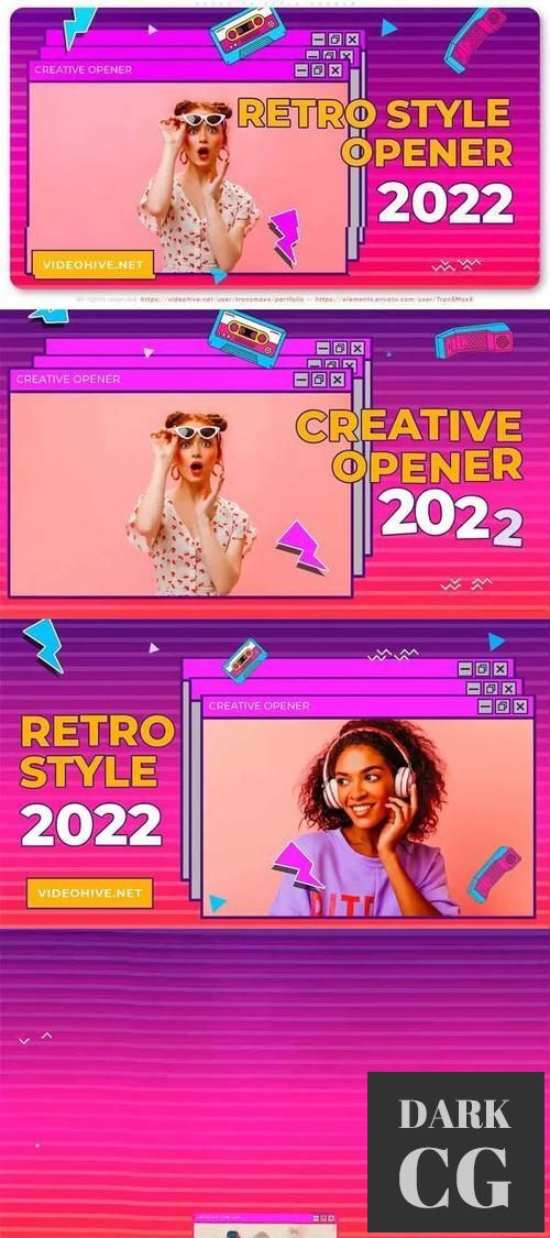 Retro FX Style Opener 37329832