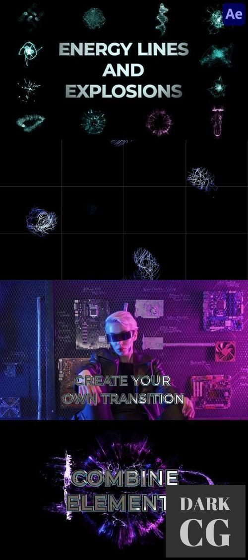 Energy Lines And Explosions for After Effects 37327766