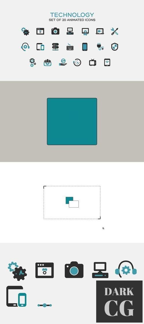 Technology Icons 37321330