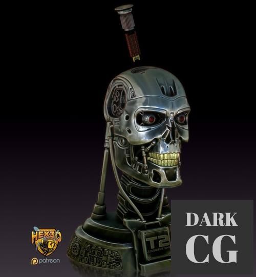 T800 Head Stand V1 – 3D Print