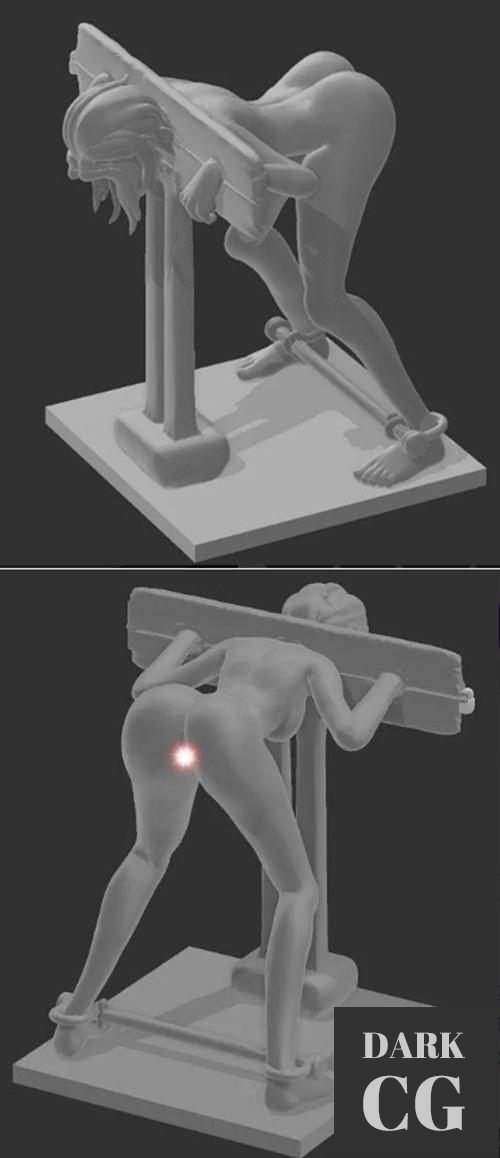 Captive in Pillory – 3D Print