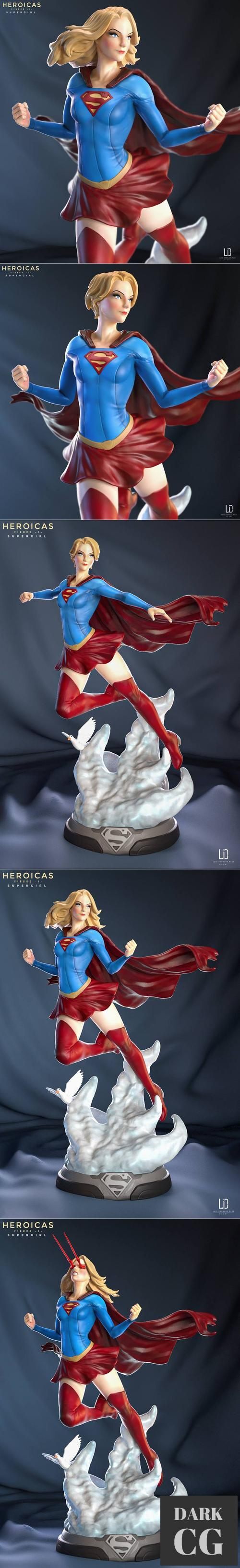 Heroicas - Figure 1 - Supergirl – 3D Print
