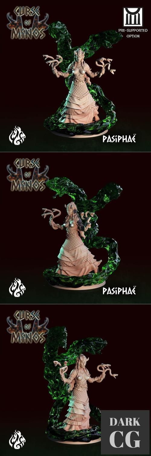 Queen Pasifae – 3D Print