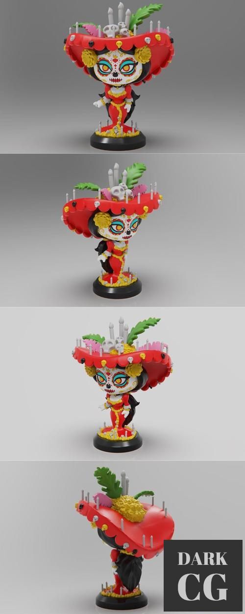 PlaKit Book Of Life La Muerte – 3D Print