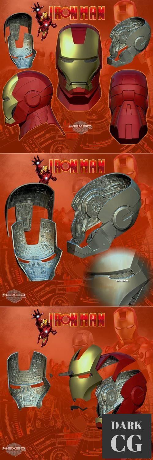 Iron Man MK3 Helmet – 3D Print