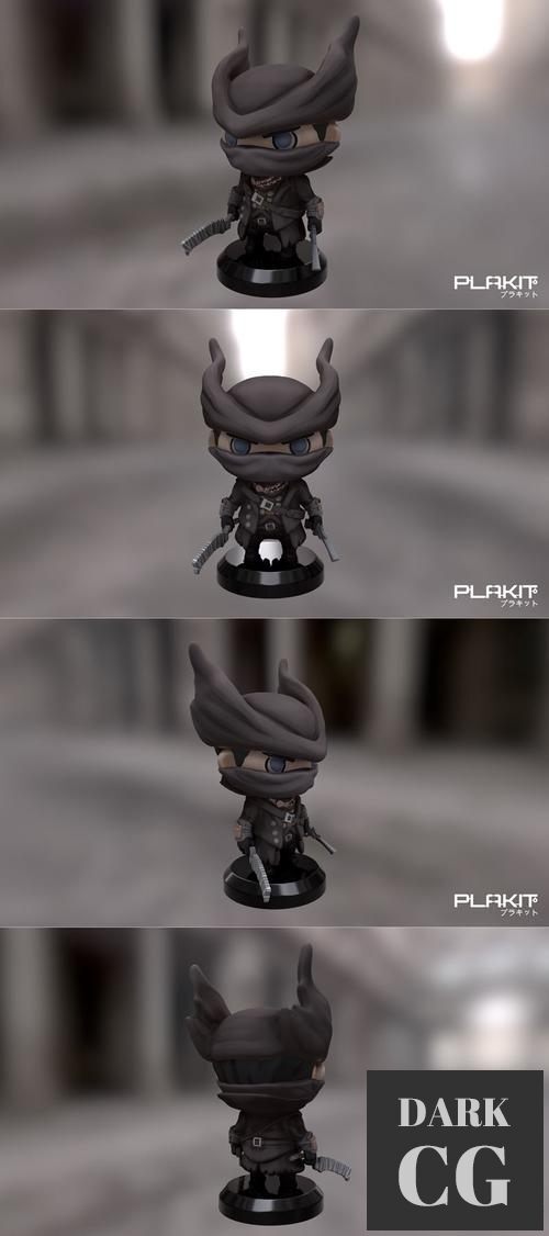 3D Model PlaKit Bloodborne The Hunter 3D Print