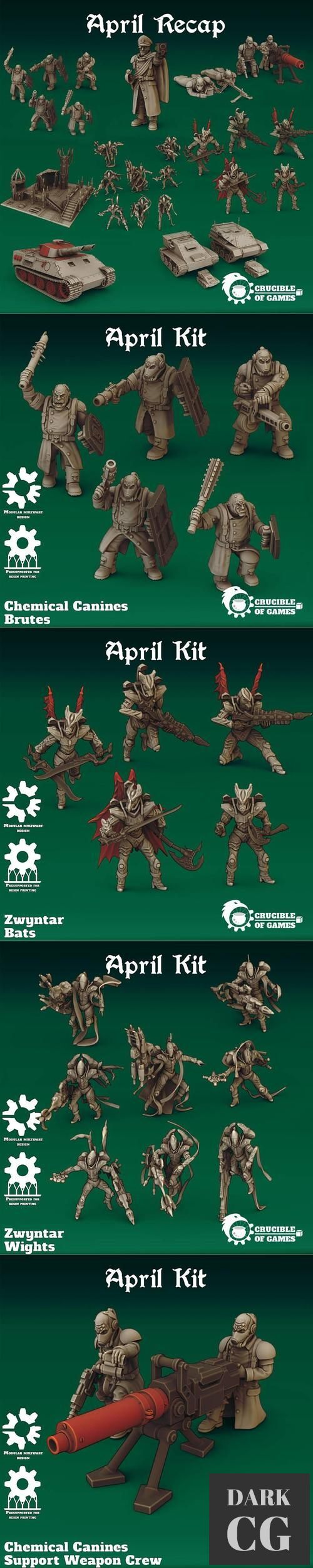 Crucible of Games April 2022 – 3D Print