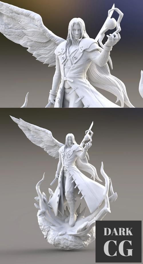 Sephiroth Kingdome Hearts – 3D Print