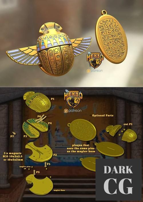 Hex3D MK Scarab v1 – 3D Print