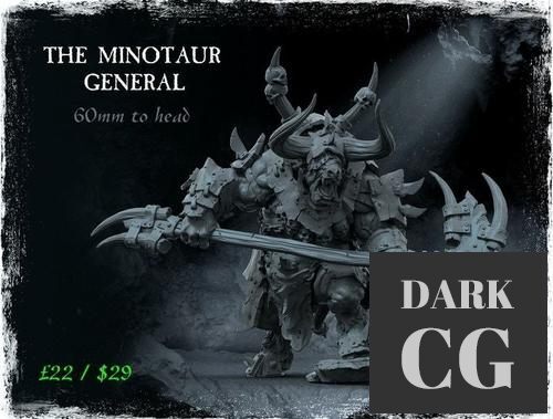 The Minotaur General – 3D Print