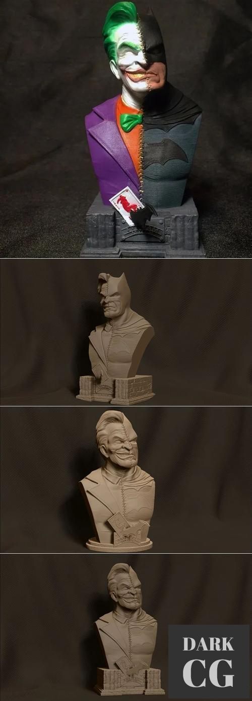 Batman vs Joker Bust – 3D Print