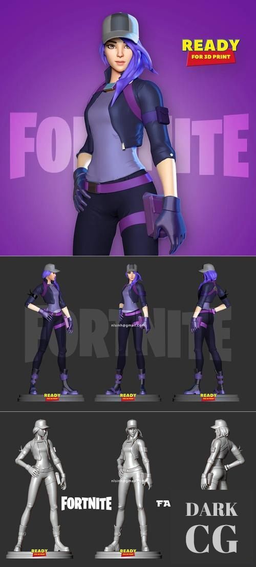 Remedy - Fortnite Fanart – 3D Print