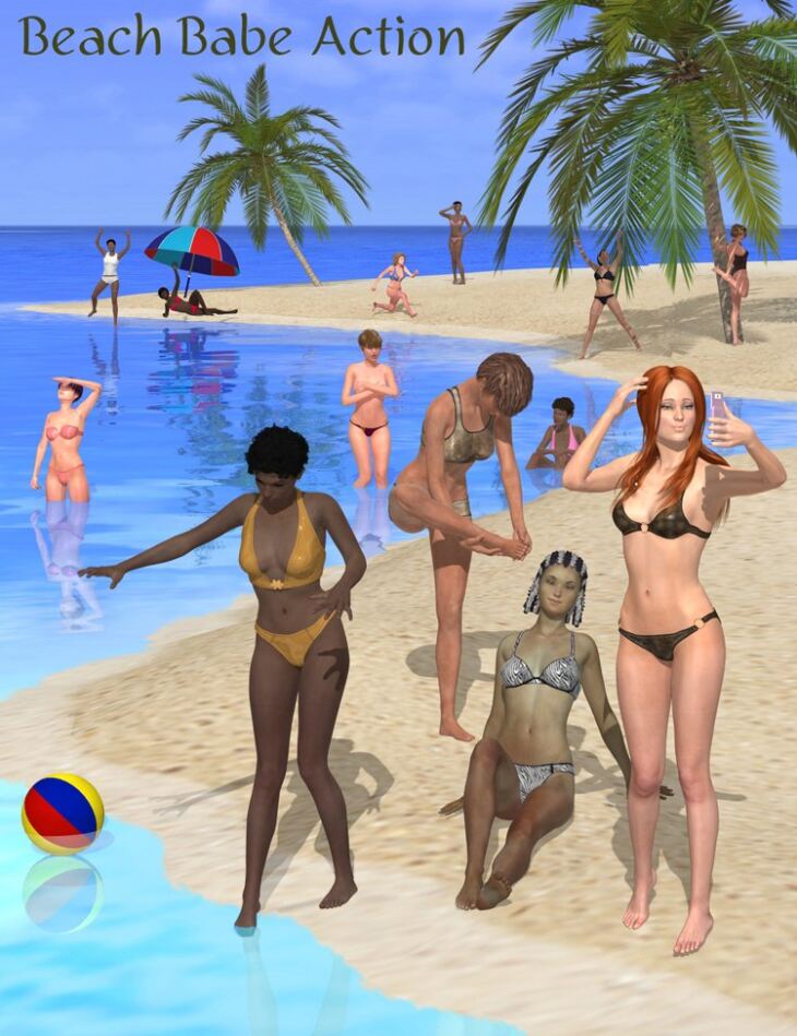 Beach Babe Action