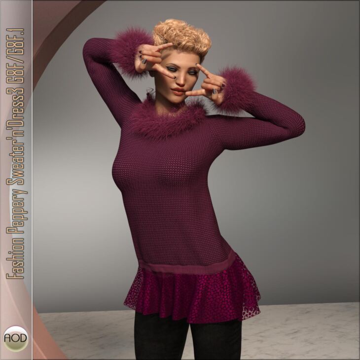 Fashion Peppery Sweater n Dress3 G8F G8F 1