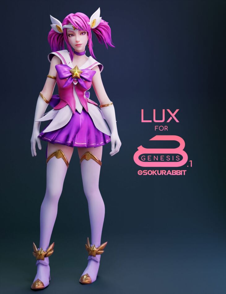 LUX Star Guardian For Genesis 8 and 8 1 Female