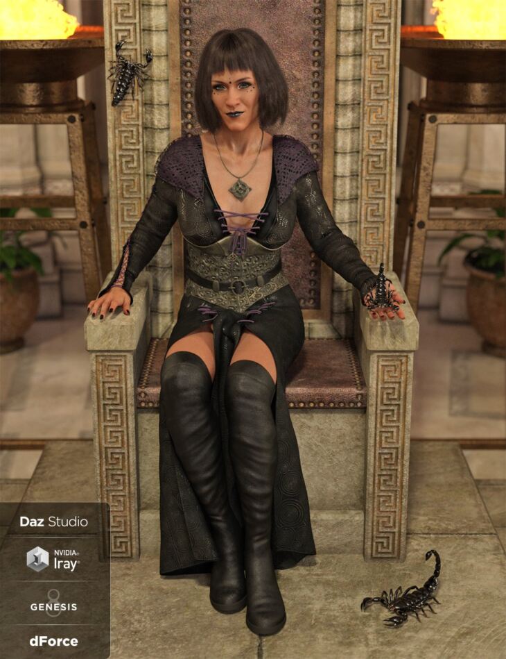 dForce Shady Vale Outfit for Genesis 8 Female s