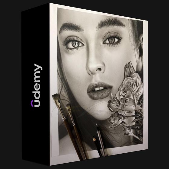 Udemy The Ultimate Realistic Portrait Drawing with Charcoal Pencil