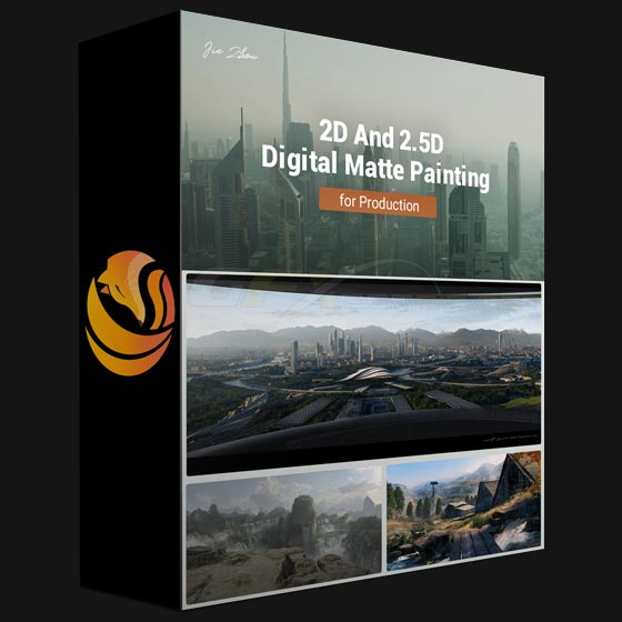 Wingfox 2D And 2 5D Digital Matte Painting for Production with Jie Zhou