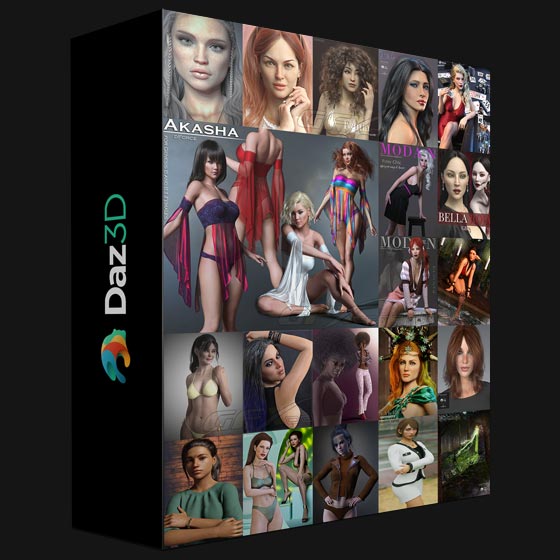 DAZ3D Poser Bundle 3 April 2022