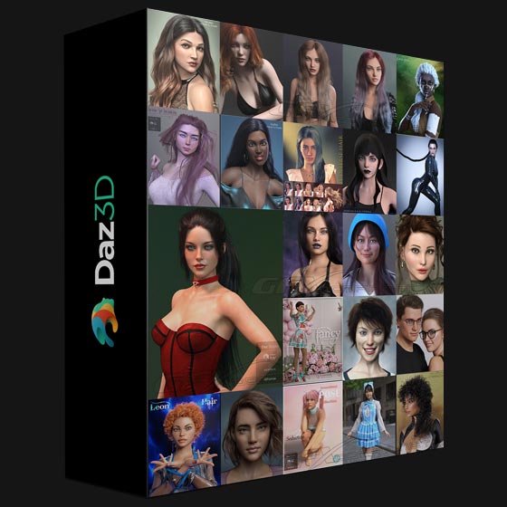 DAZ3D Poser Bundle 2 April 2022