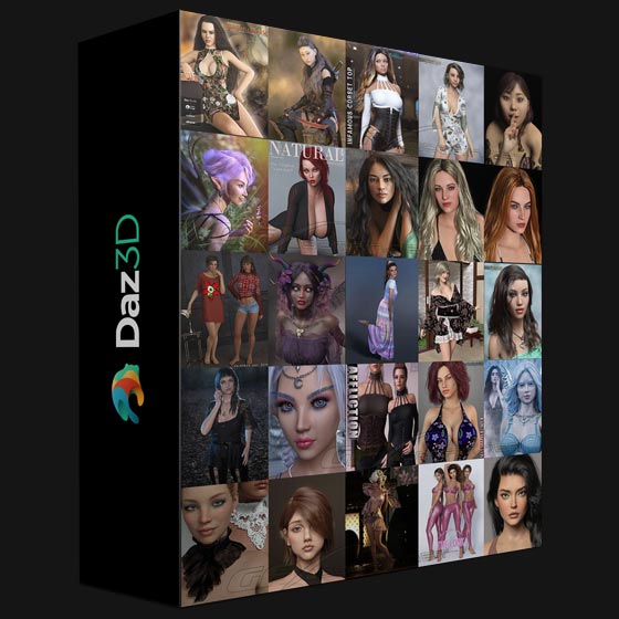 DAZ3D Poser Bundle 1 April 2022