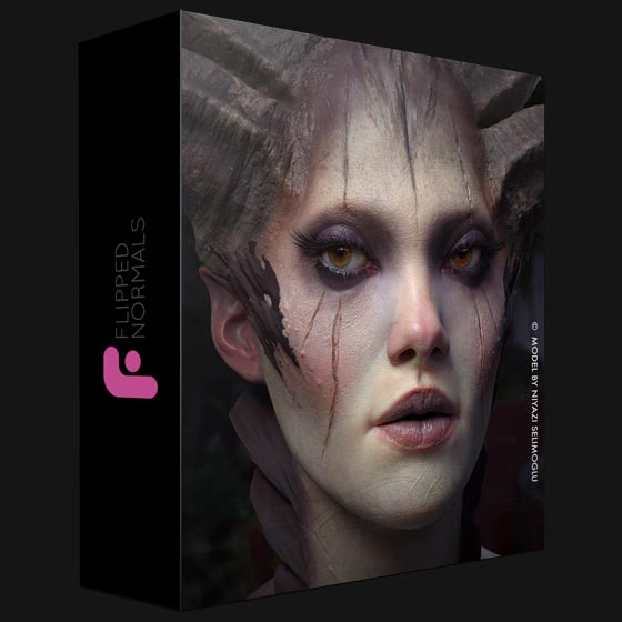 Flipped Normals Character Face Texturing in Substance Painter