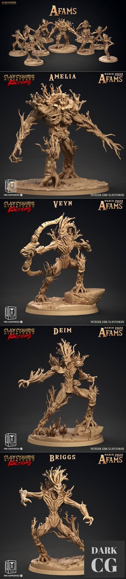Clay Cyanide Miniatures - Afams – 3D Print