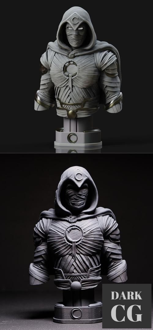 Moon Knight Bust – 3D Print