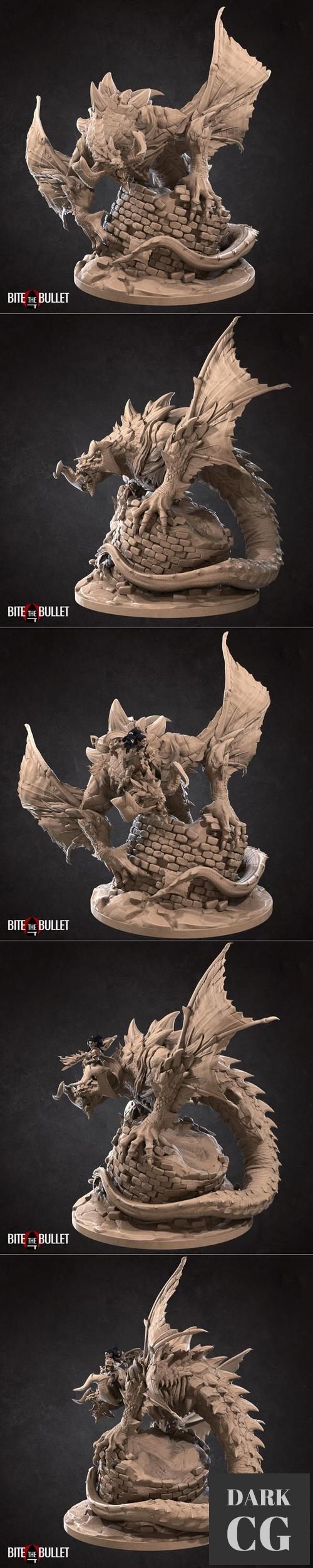 Nightfall, the Corrupted Wyvern – 3D Print